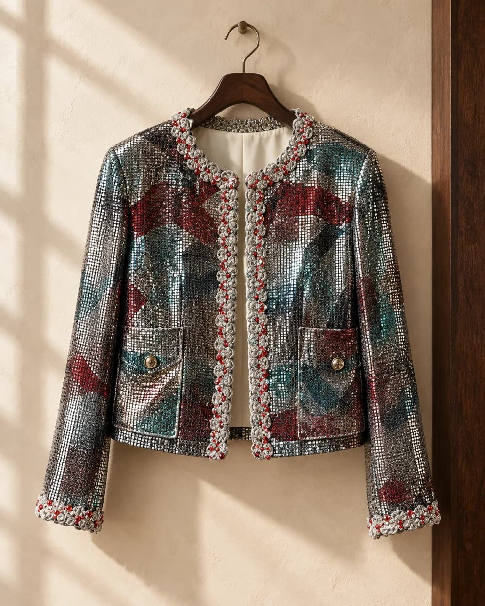 Chanel Iridescent mesh jacket