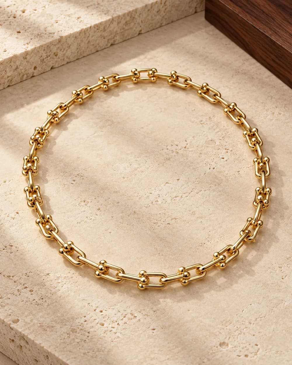 Tiffany & Co. HardWear medium link necklace — Gold tone