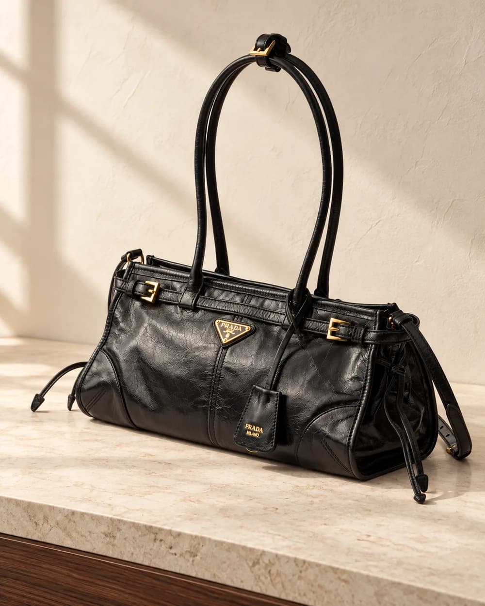 Prada Bonnie medium — Black
