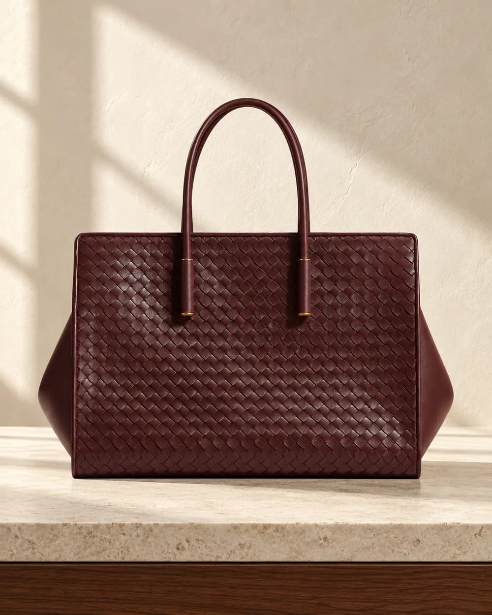 Bottega Veneta Barbara tote — Deep mahogany