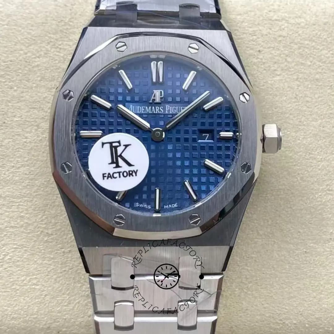 AP Royal Oak 41 Blue Dial 15500ST.OO.1220ST.01 Replica Automatic — view 1