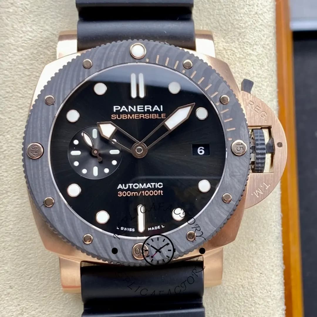 Panerai Luminor Submersible 3 Days Automatic 1:1 Clone PAM01070 Black Bronze Diver — view 1