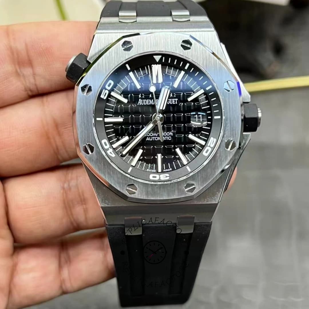 AP Royal Oak Offshore Replica Diver 42 15710ST.OO.A002CA.01 Black Rubber — view 1