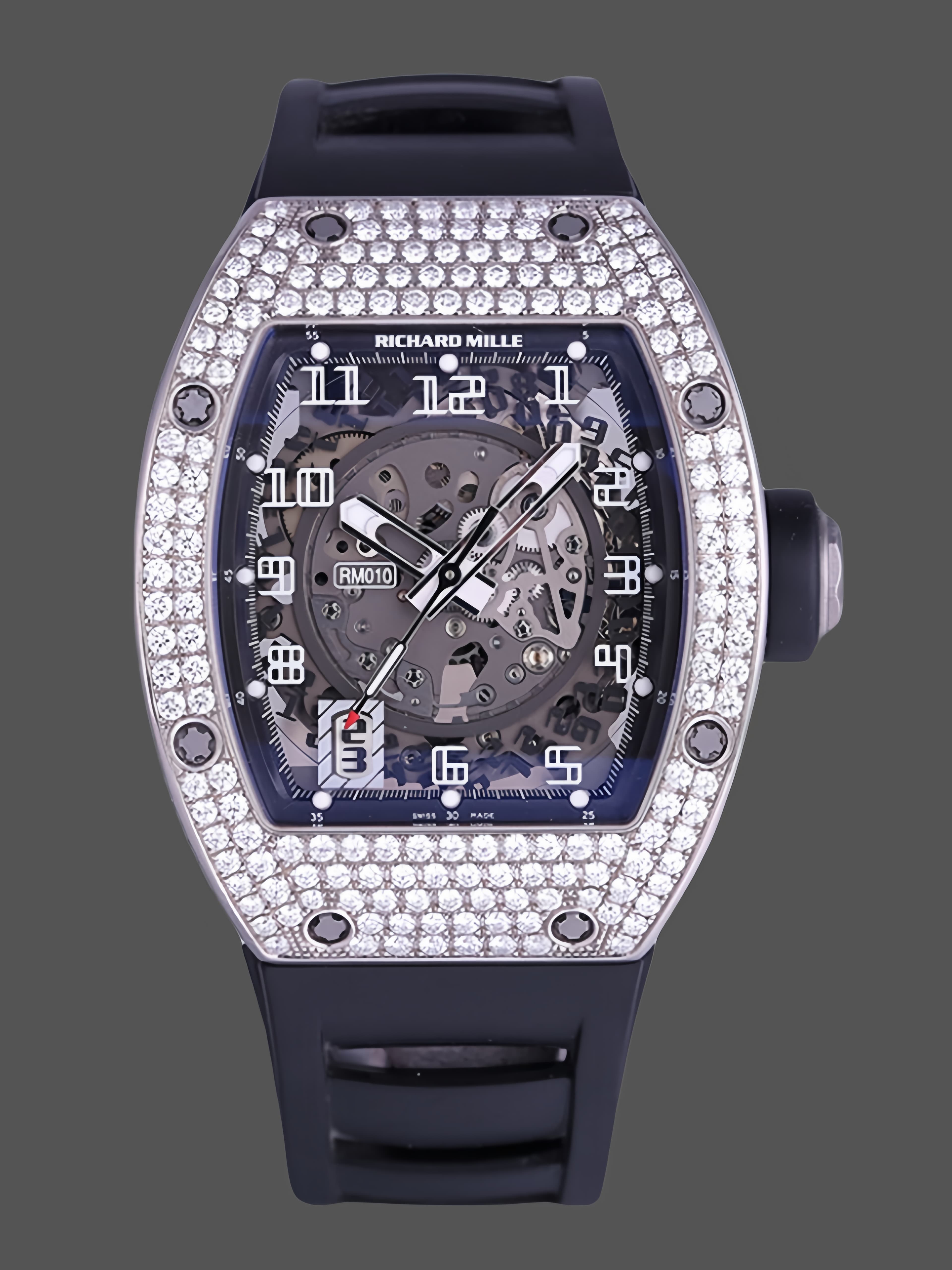 Richard Mille White Gold Diamond Set RM 010 — view 1