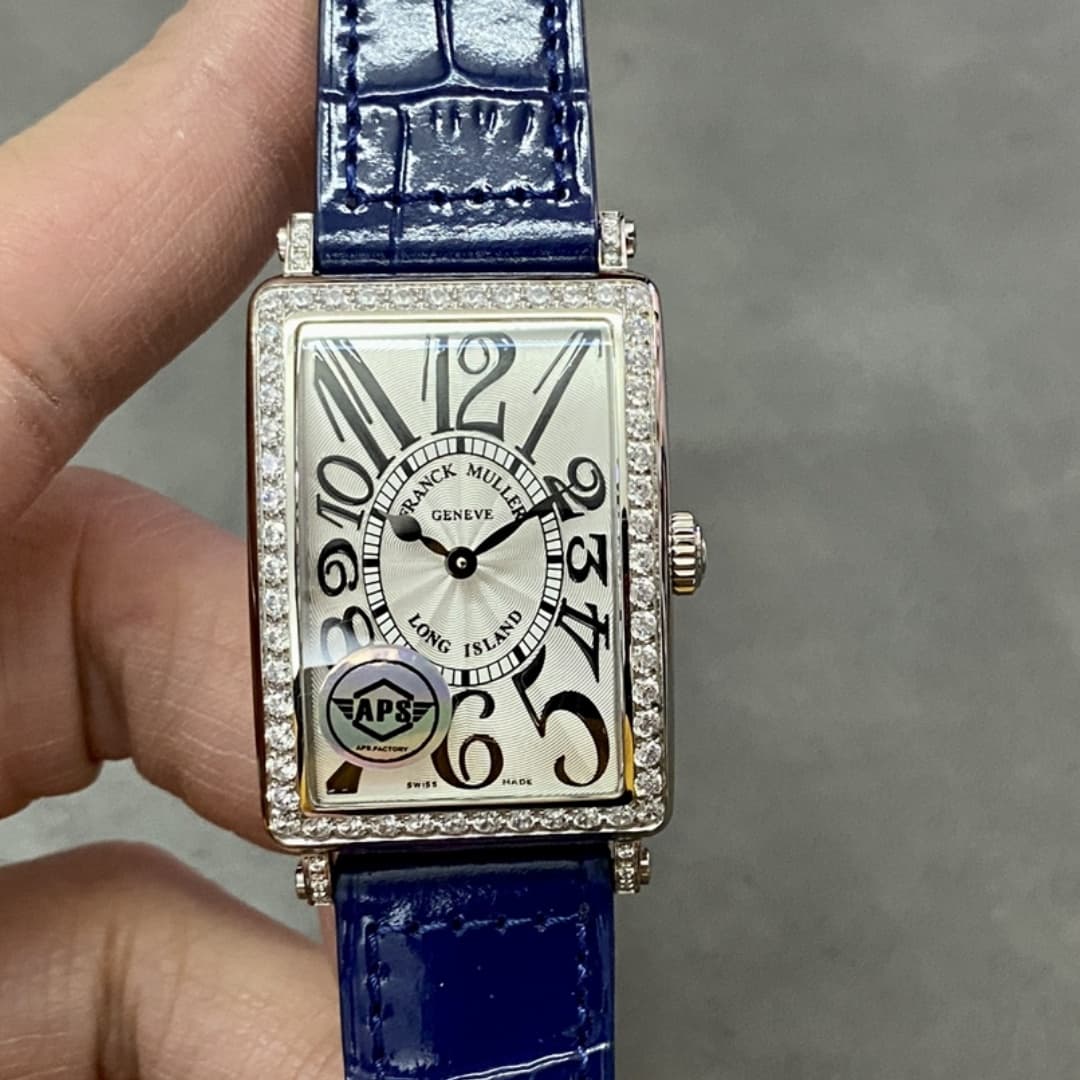 Franck Muller Long Island Quartz Diamond Blue Dial 952QZD1R(AC) - DB — view 1