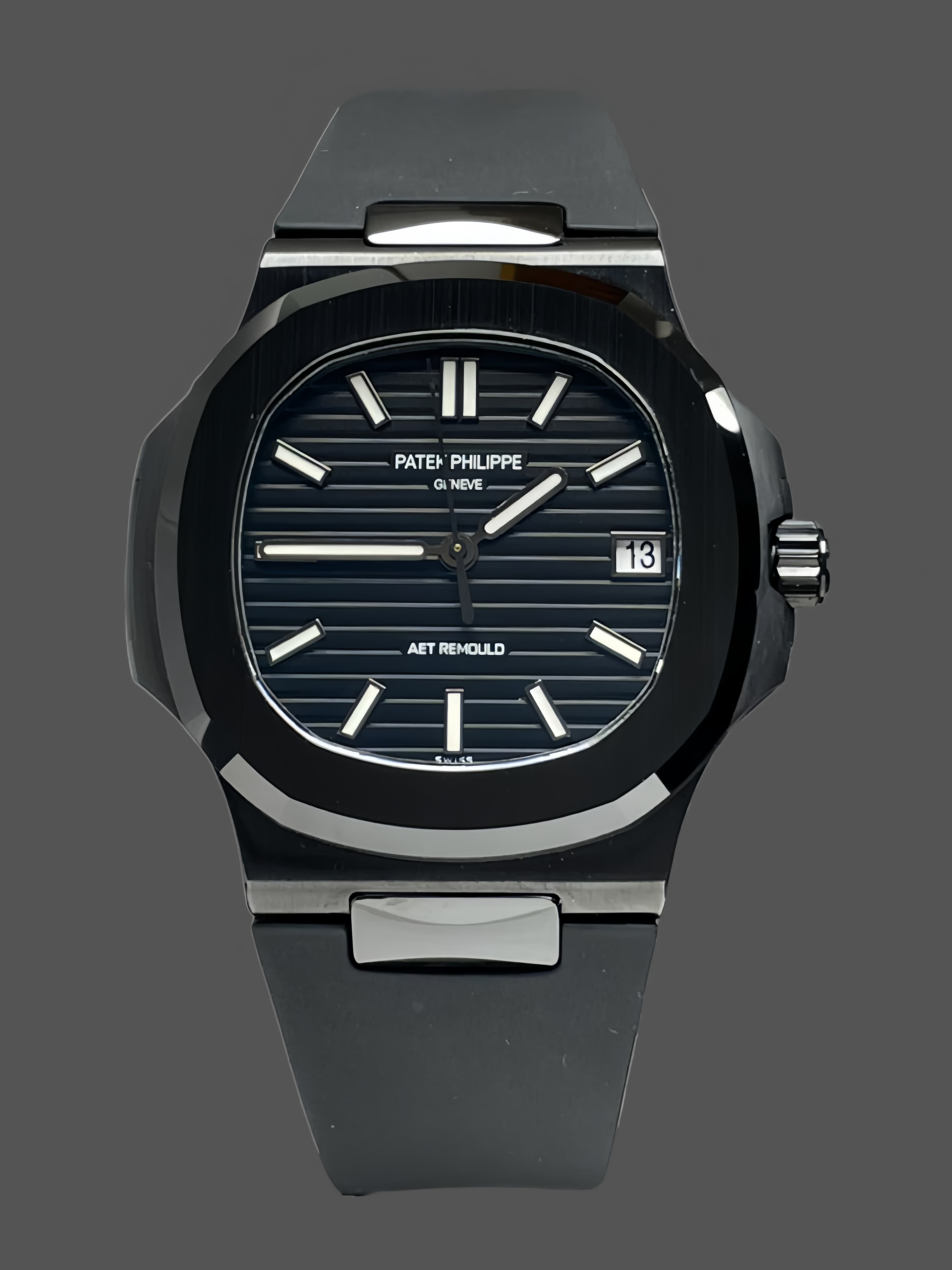 Patek Philippe Nautilus Black Dial 5711 40MM Watch — view 1