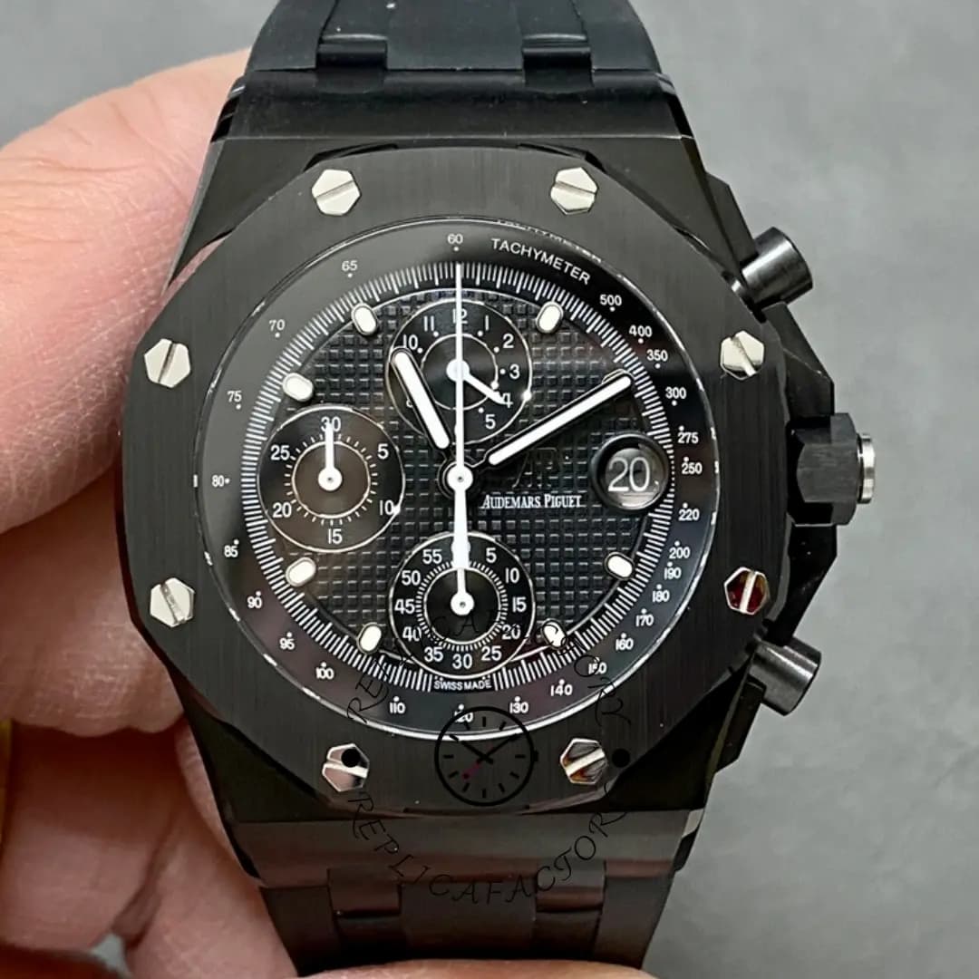 AP Royal Oak Offshore Selfwinding 42mm 26238CE.OO.1300CE.01 Full Black 1:1 Clone — view 1