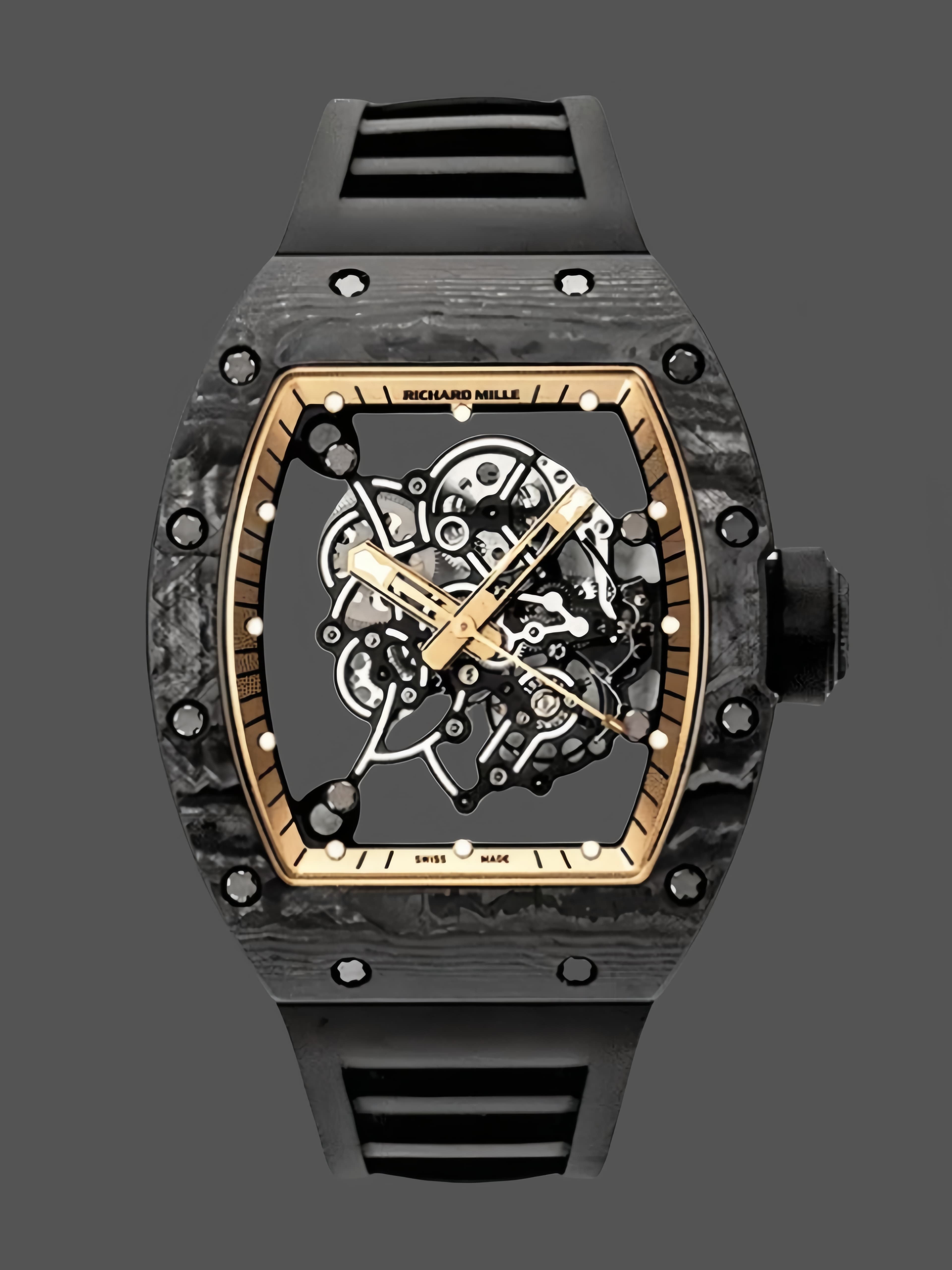 Richard Miller RM055 NTPT Carbon Fiber Black — view 1
