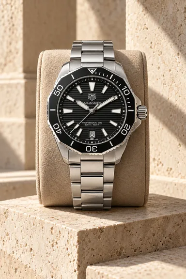 AI-generated Tag Heuer Aquaracer watch illustration