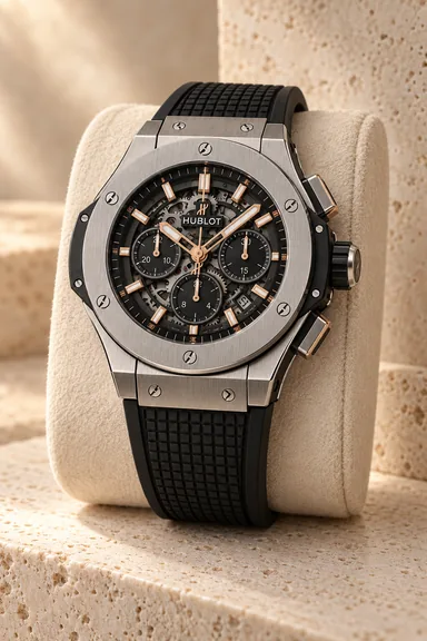 AI-generated Hublot watch illustration
