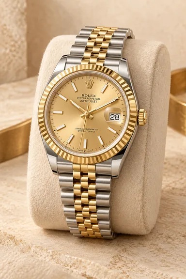 AI-generated Rolex watch illustration