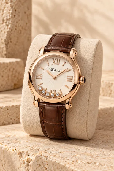 AI-generated Chopard watch illustration