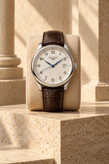 AI-generated Longines Master Collection watch illustration