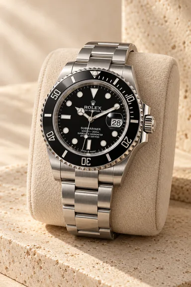 AI-generated Rolex Submariner watch illustration