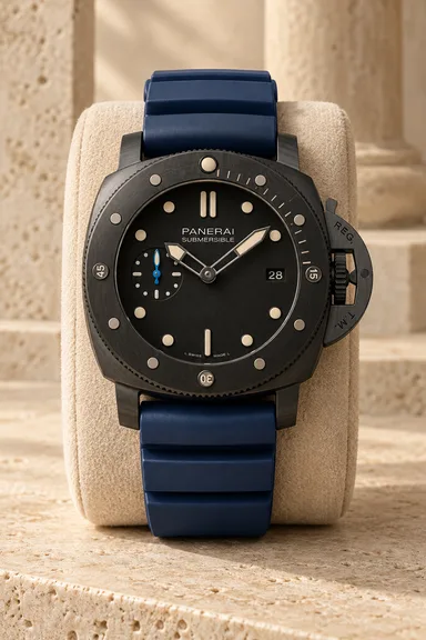 AI-generated Panerai Submersible watch illustration